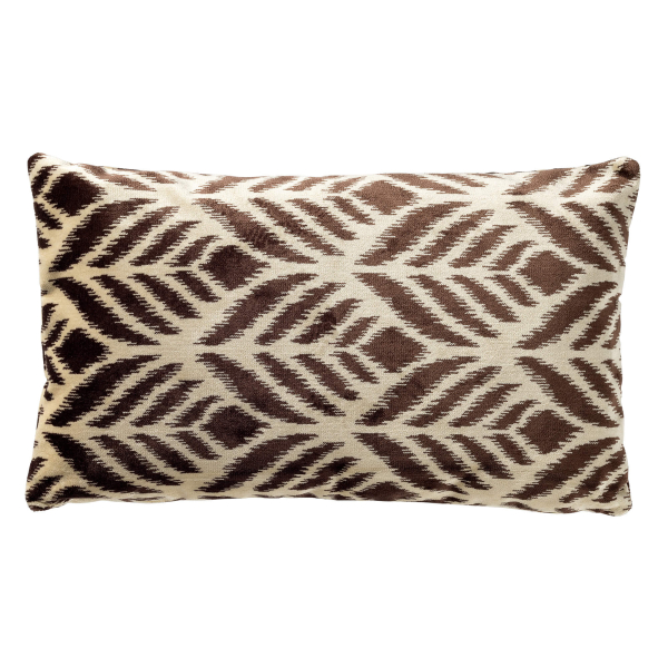 Hoii gefülltes Kissen 'Alexa' 30 x 50 cm Chocolate Martini - Braun